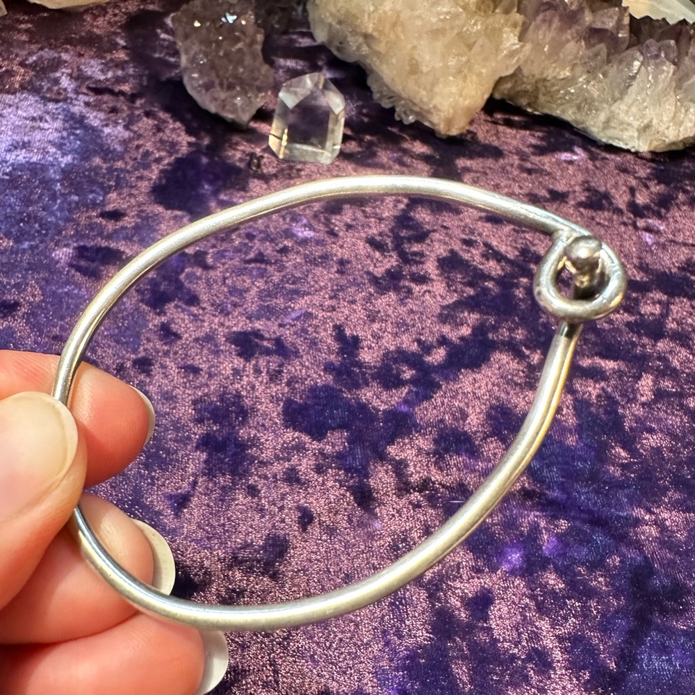 Sterling Silver Modernist Stacking Cuff Bracelet - image 5